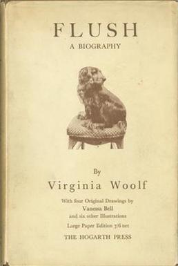 Virginia Woolf - Flush (naslovnica prve izvirne izdaje)